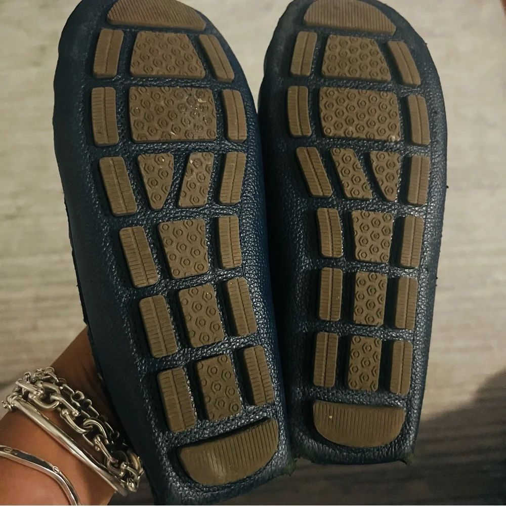 Janie and Jack Dark Blue  boys loafers size 2